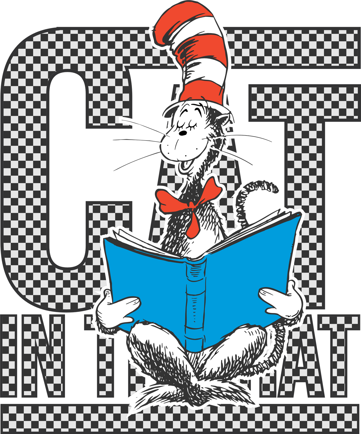 CHECKERED CAT IN THE HAT