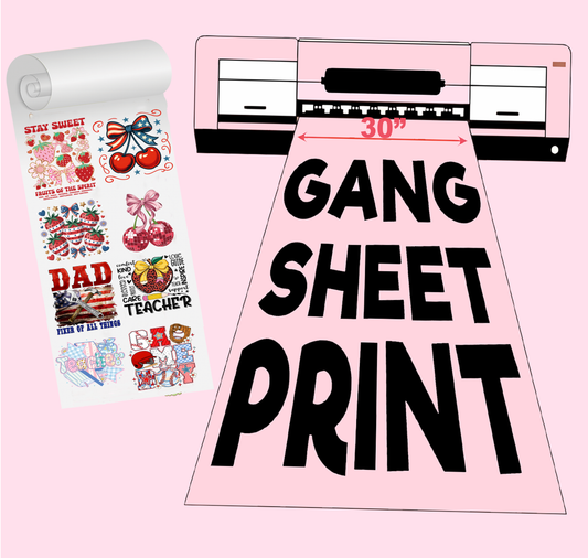 CUSTOM DTF GANGSHEETS
