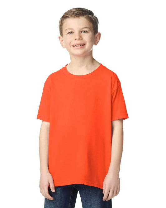 Orange Gildan G5000B Heavy Cotton Youth T-Shirt
