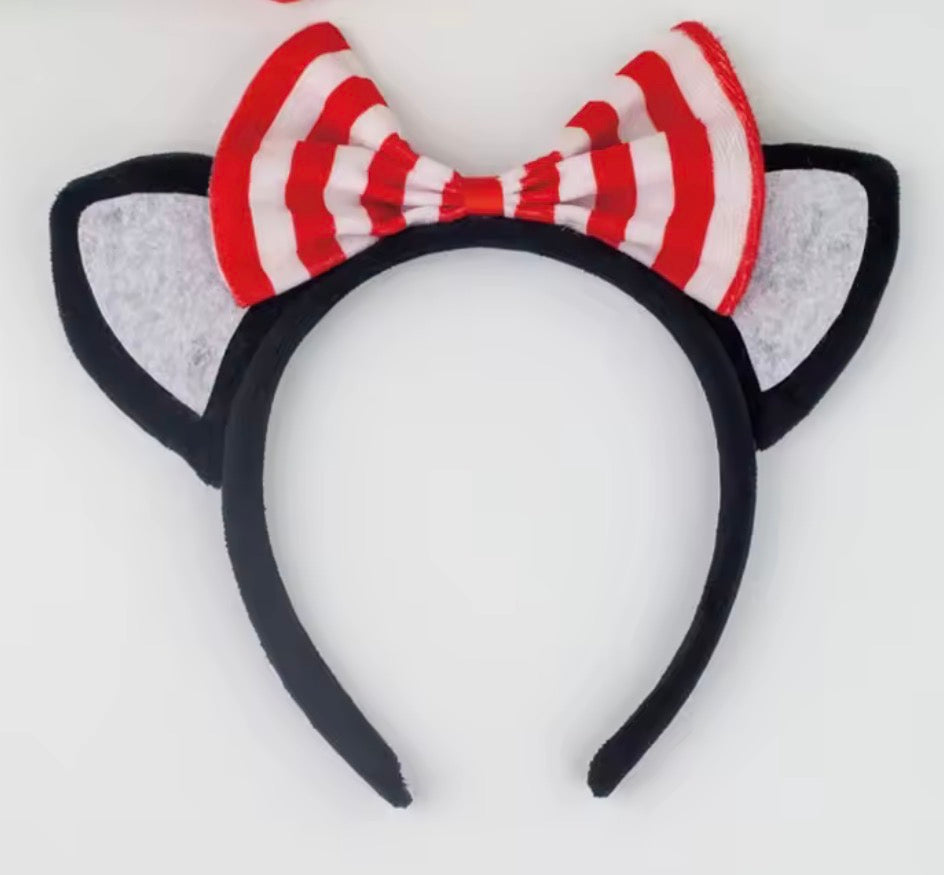 STRIPE CAT EAR HEADBAND